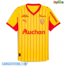 Camisa de time de futebol RC Lens Abdallah Sima #19 Replicas 1º Equipamento 2025-26 Manga Curta